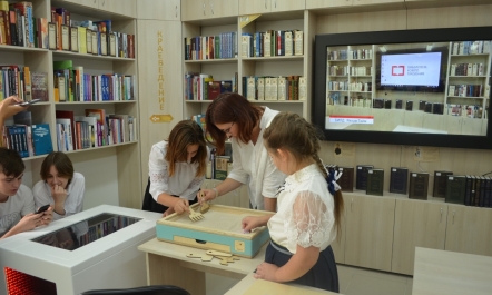 Модернизация библиотеки в селе Величаевском вместе с "АЛМА"